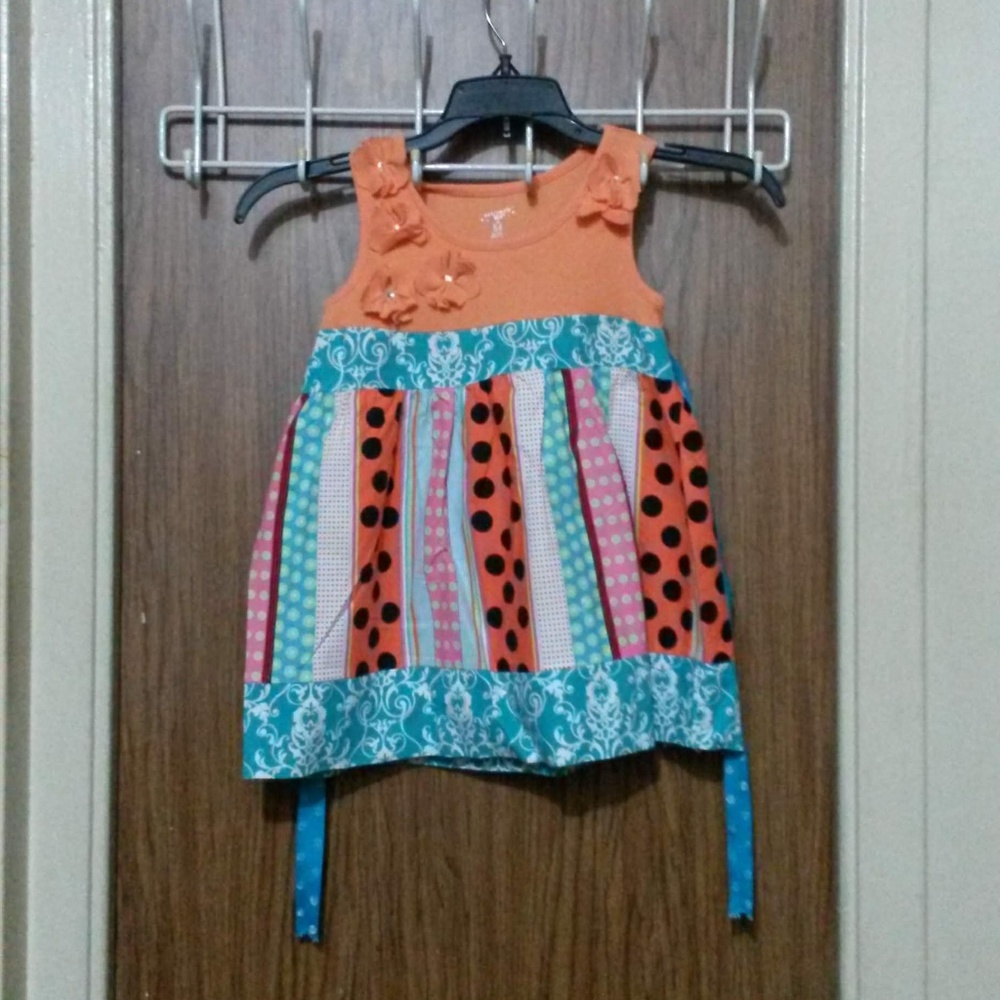 Sleeveless Polka Dot Dress